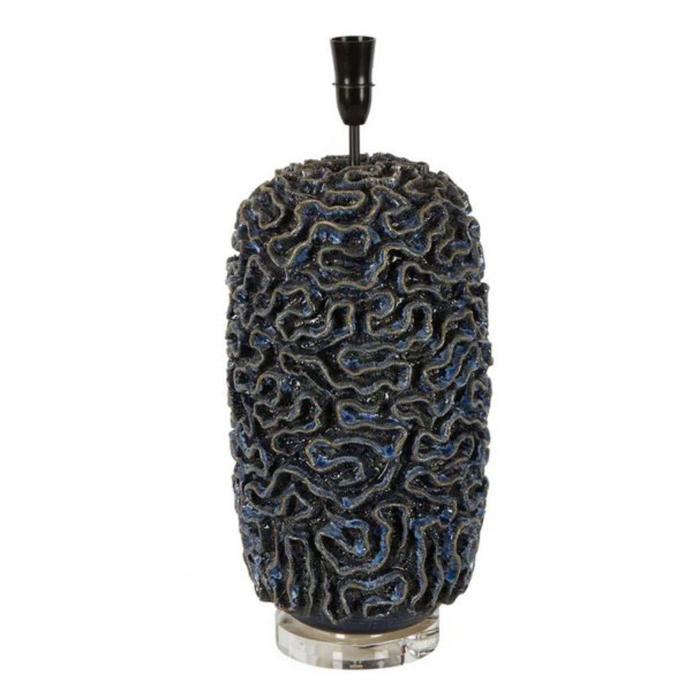 Zambezi Table Lamp Blue Ceramic - ELTIQ103171B