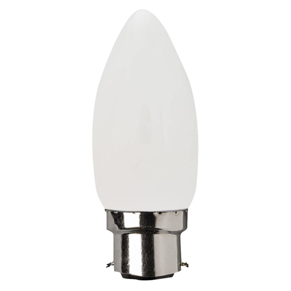 Candle LED Filament Globe 240V 4W BC Opal Glass 2700K - LCA27B22D