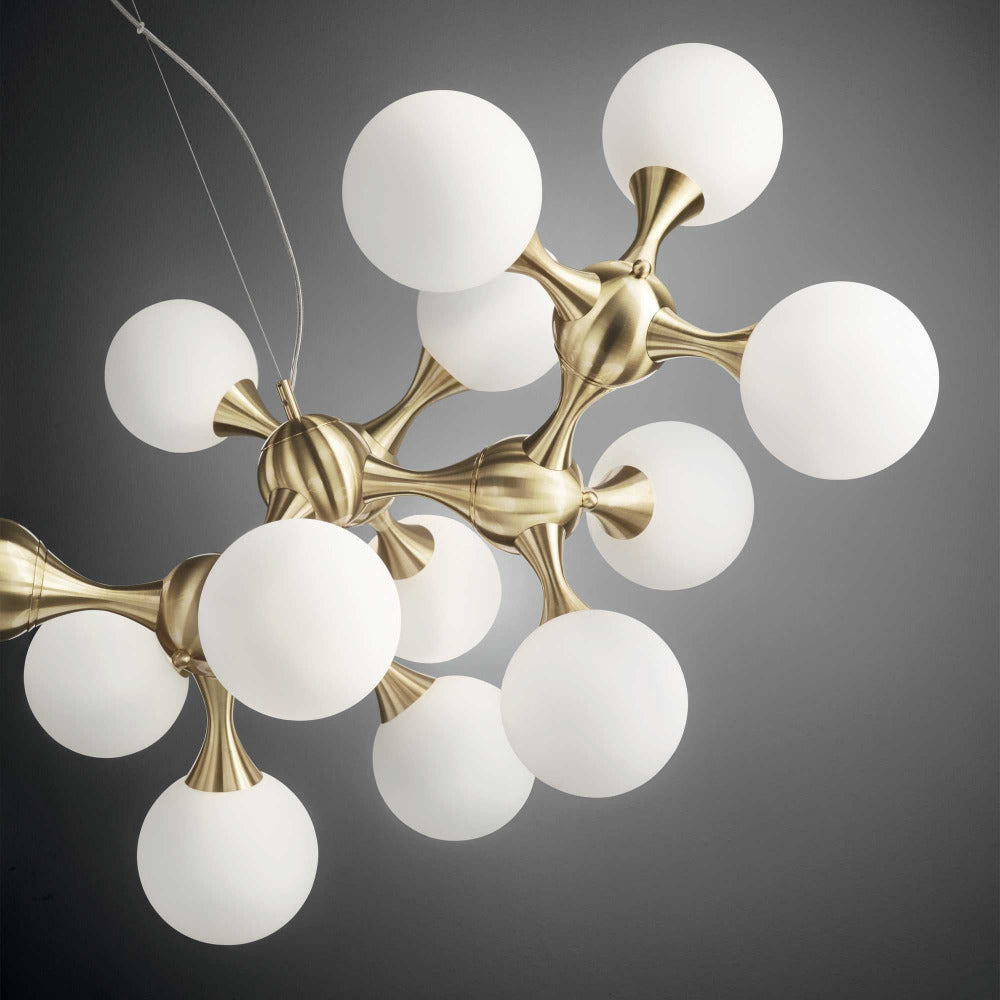 Buy Pendant Lights Australia Nodi Sp15 Pendant 15 Lights Metal & Glass - 2410