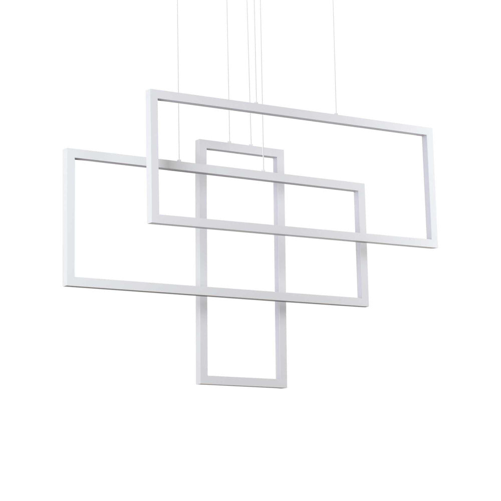 Buy LED Pendants Australia Frame Sp Rectangle LED Pendant Metal 3000K - 2693