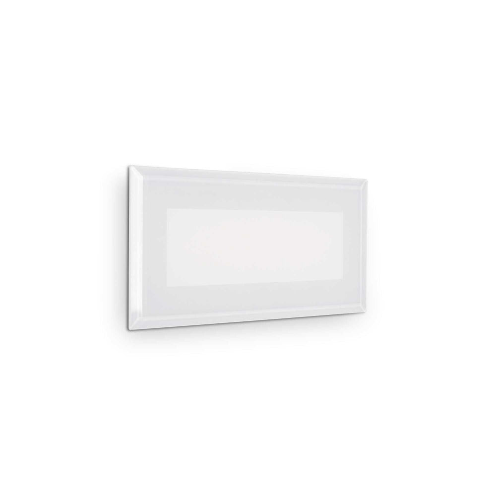 Indio Fi Exterior Wall Light 8W White Aluminum 3000K - 255804