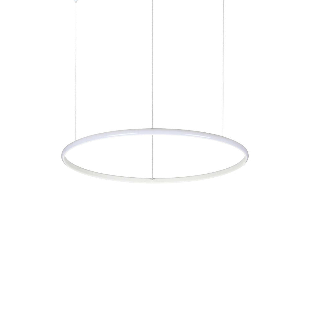 Buy LED Pendants Australia Hulahoop Sp LED Pendant W610mm White Metal 3000K - 258775