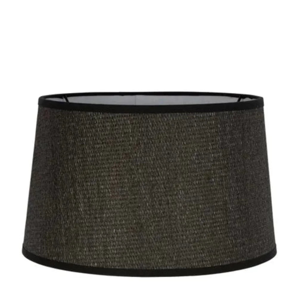 Lamp Shade Black Paper Weave / Metal - ELSZ1816105BLPW