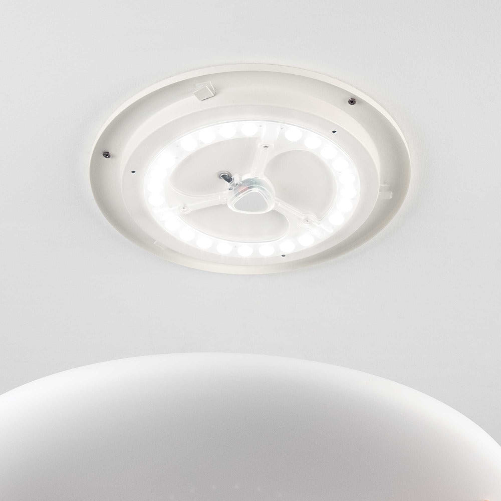 Buy Flush Mount Lights Australia Level Pl Flush Mount Light W585mm White Metal 3000K - 261188
