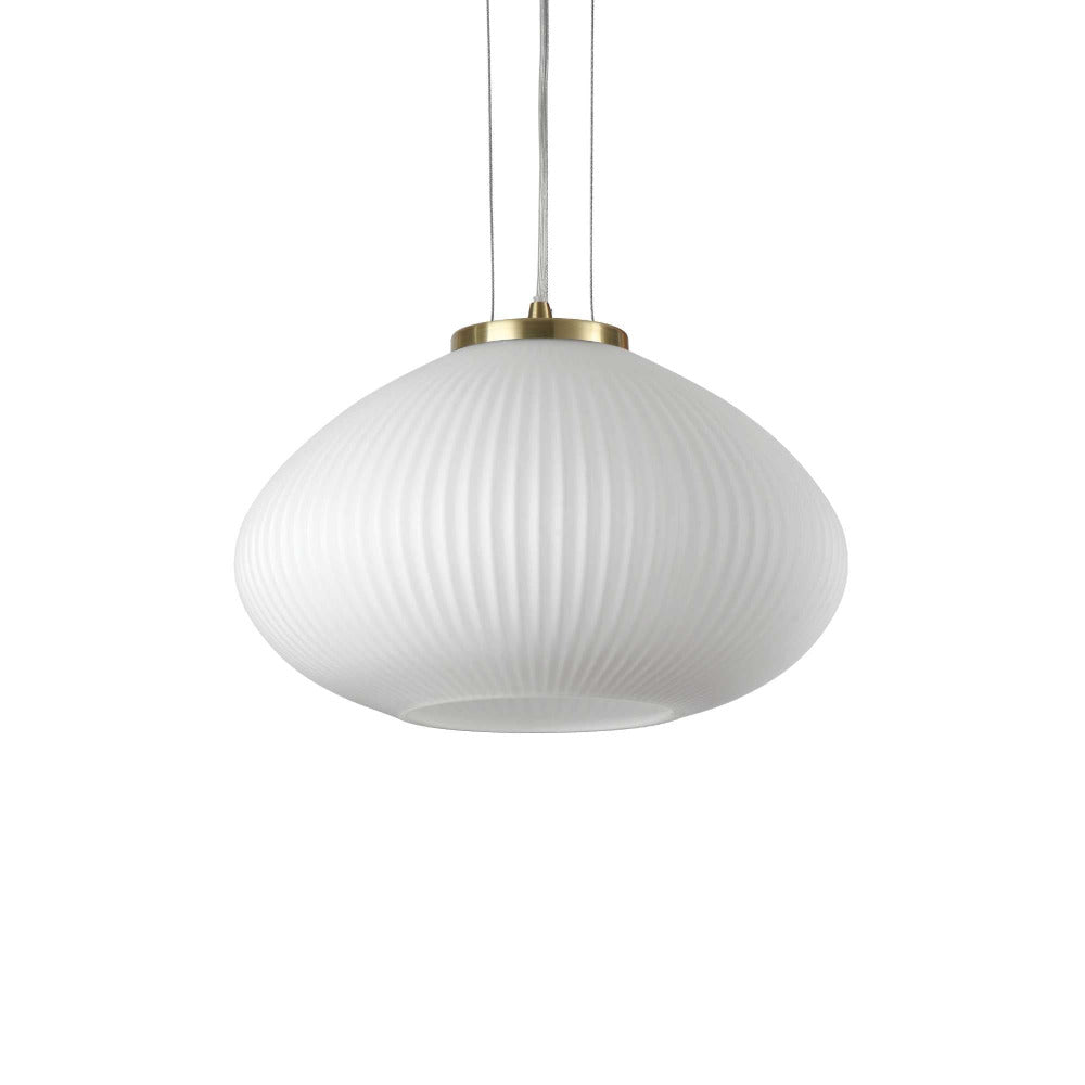 Buy Pendant Lights Australia Plisse' Sp1 Pendant Light W350mm Brass Metal - 264547