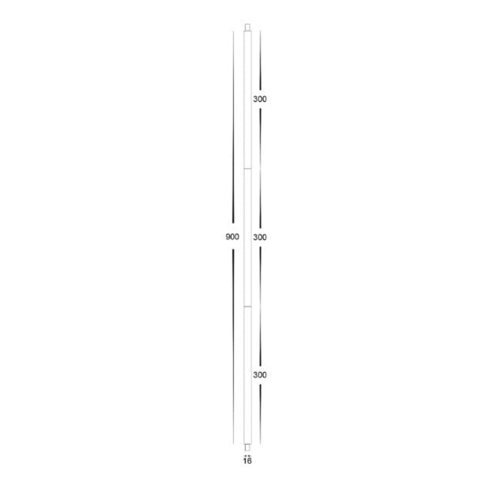 Buy Accessories & More Australia Nella White Rod To Suit Pendant W16mm - HV580X-WHT-ROD