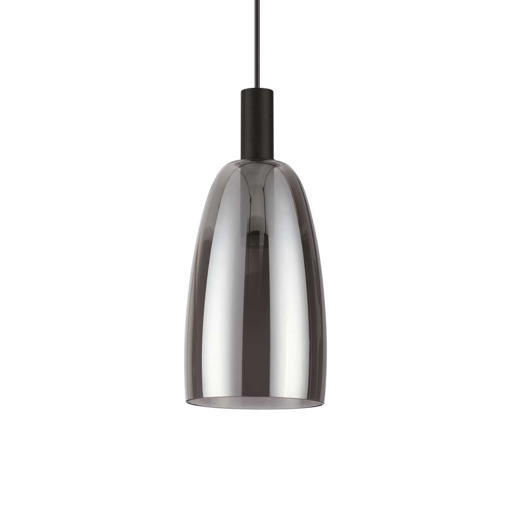 Buy Pendant Lights Australia Coco-2 Sp Pendant Light Smoky Grey Glass 3000K - 275543