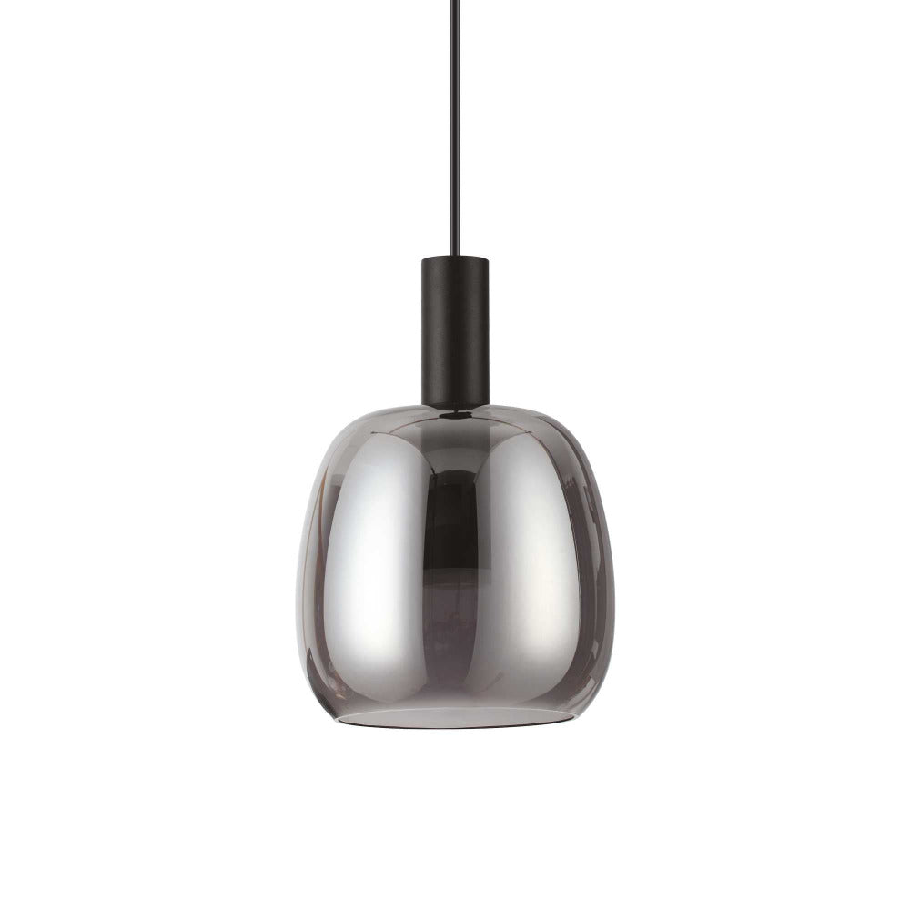 Buy Pendant Lights Australia Coco-1 Sp Pendant Light Smoky Grey Glass 3000K - 275581
