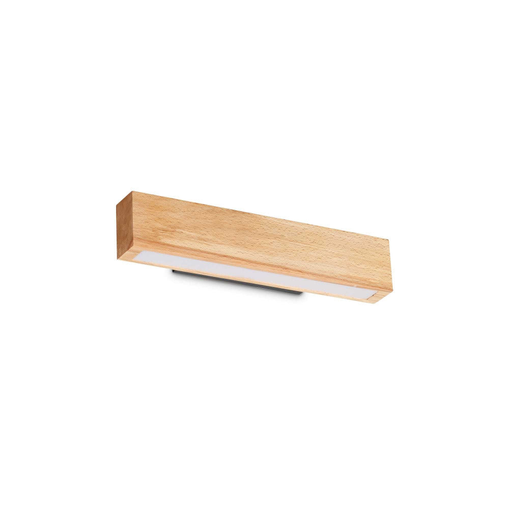 Buy Wall Sconce Australia Craft Ap Wall Sconce W400mm Wood Polycarbonate 3000K - 284477
