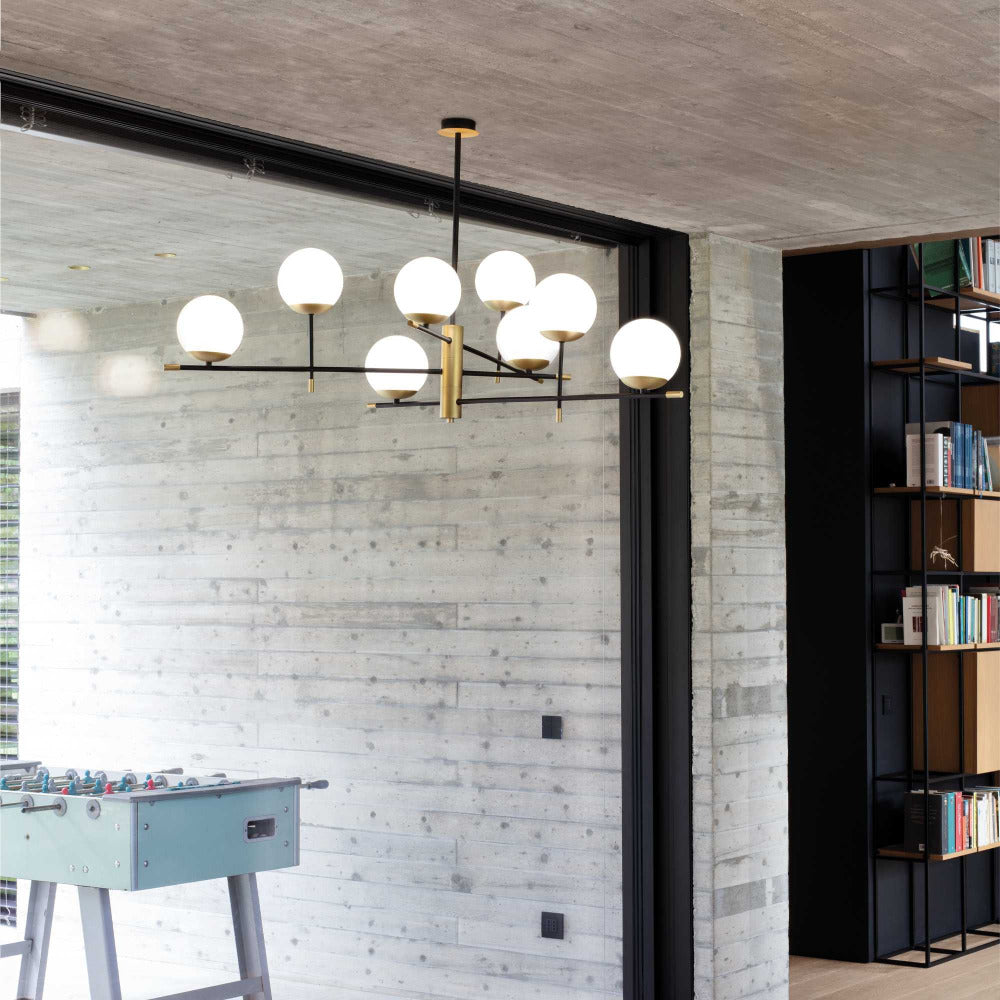 Buy Pendant Lights Australia Gourmet Pl9 Pendant 9 Lights Black Aluminum - 289489