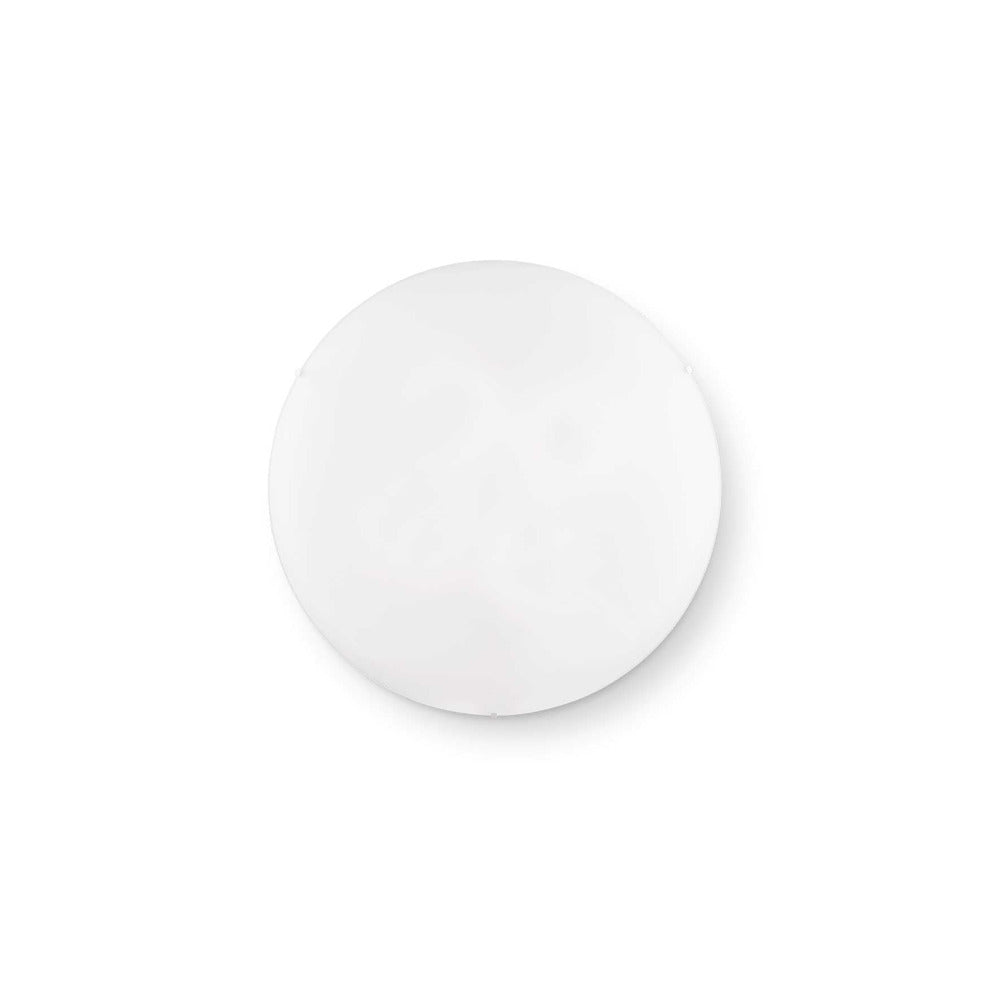 Simply Pl4 Round Wall Sconce 4 Lights White Glass - 007991