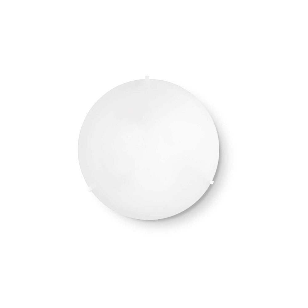 Buy Wall Sconce Australia Simply Pl3 Round Wall Sconce 3 Lights White Glass - 007984