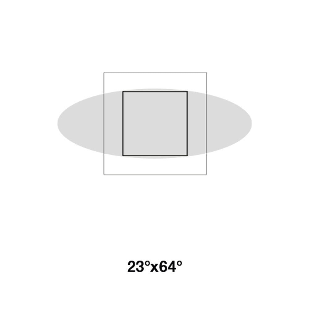 Buy Recessed LED Downlights Australia Altopiano 1.1 Square Recessed LED Downlight CRI80 On / Off 4000K - AP1110