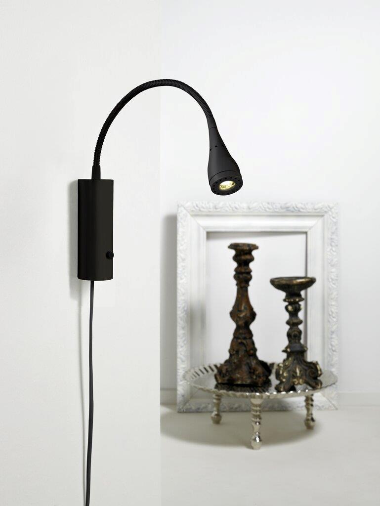 Buy Bedside Reading Lights Australia Mento Wall Light Black - 75531003