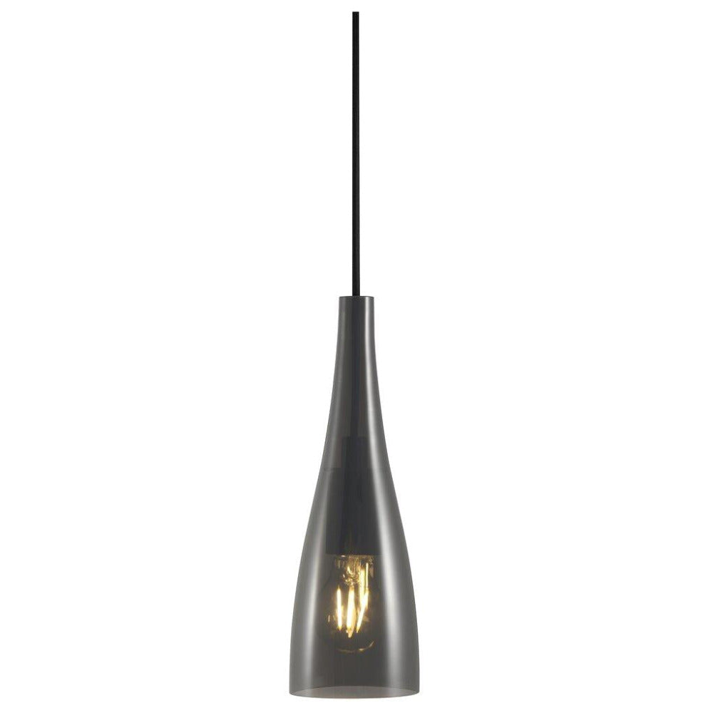 Embla 1 Light Pendant Glass Smoked - 45703047