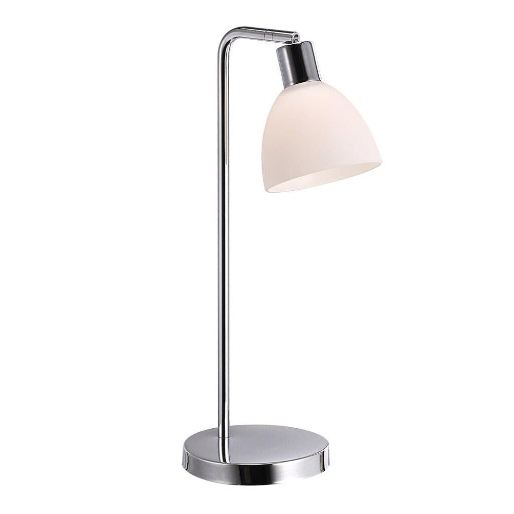 Ray 1 Light Table Lamp Chrome, Opal - 63201033