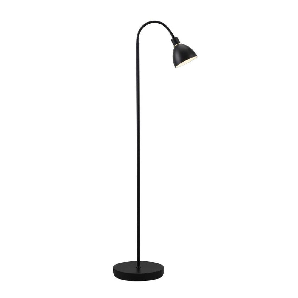 Buy Floor Lamps Australia Ray 1 Light Floor Lamp Black - 63214003