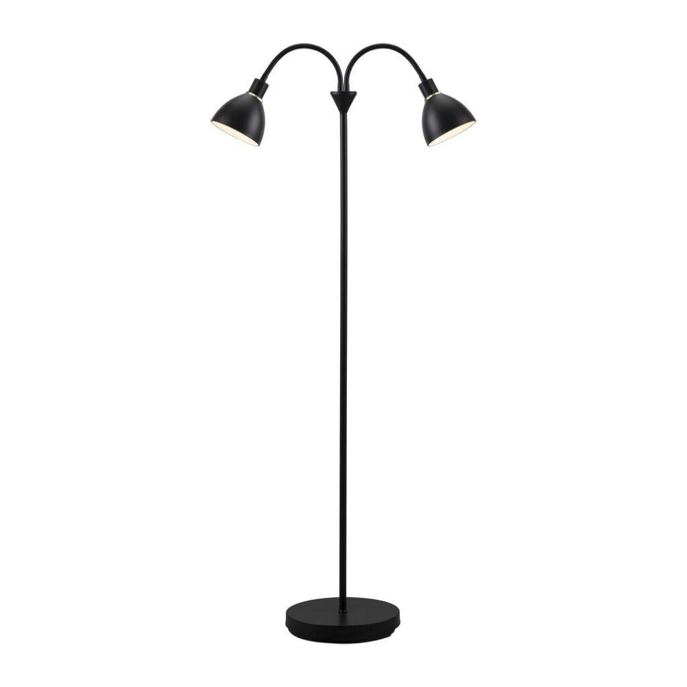 Buy Floor Lamps Australia Ray 2 Light Floor Lamp Black - 63224003