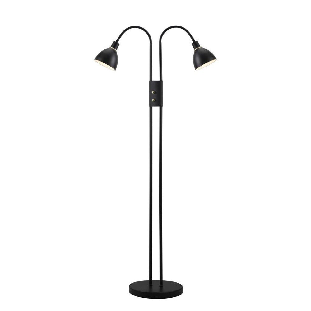Buy Floor Lamps Australia Ray 2 Light Dim Floor Lamp Black - 72224003