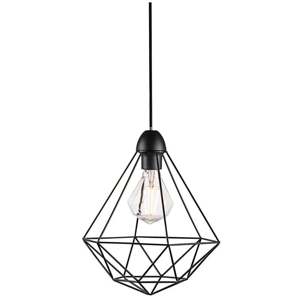 Buy Pendant Lights Australia Tees 1 Light Pendant Black - 84863003