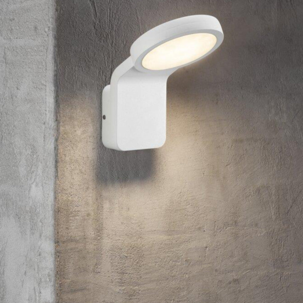 Buy Exterior Wall Lights Australia Marina Flatline 1 Light Wall Light White, Opal - 46821001