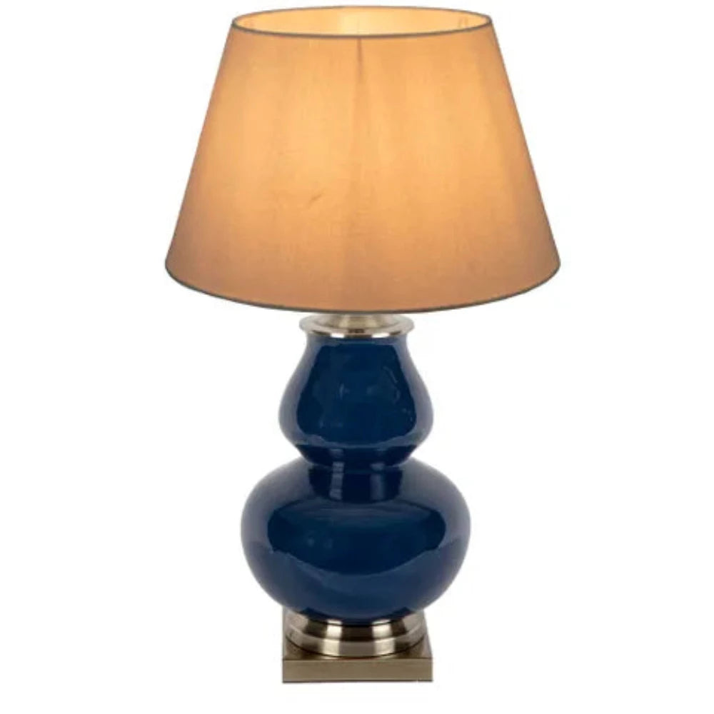 Matisse Table Lamp Dark Blue Ceramic / Metal - ELJC9277BLU
