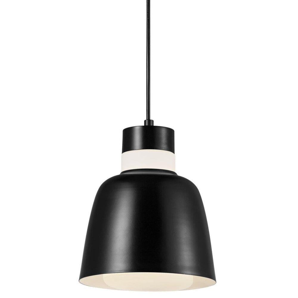 Buy Pendant Lights Australia Emma 18 1 Light Pendant Black, Opal - 48843003