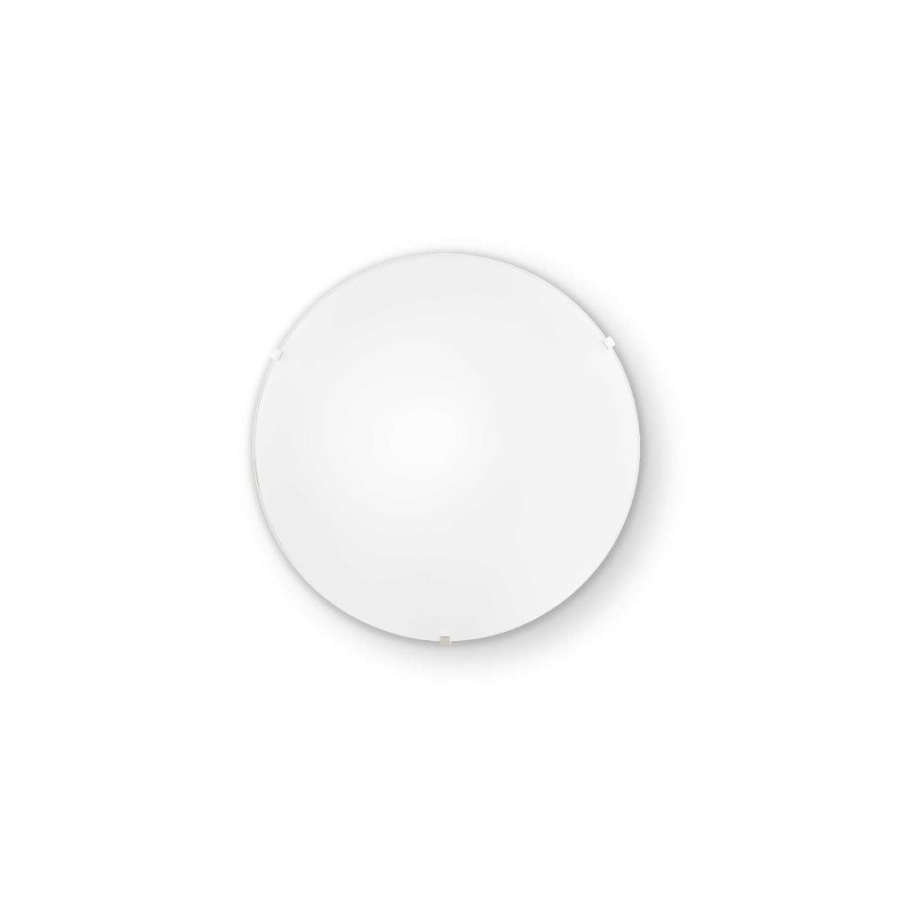 Buy Wall Sconce Australia Simply Pl1 Round Wall Sconce White Glass - 007960