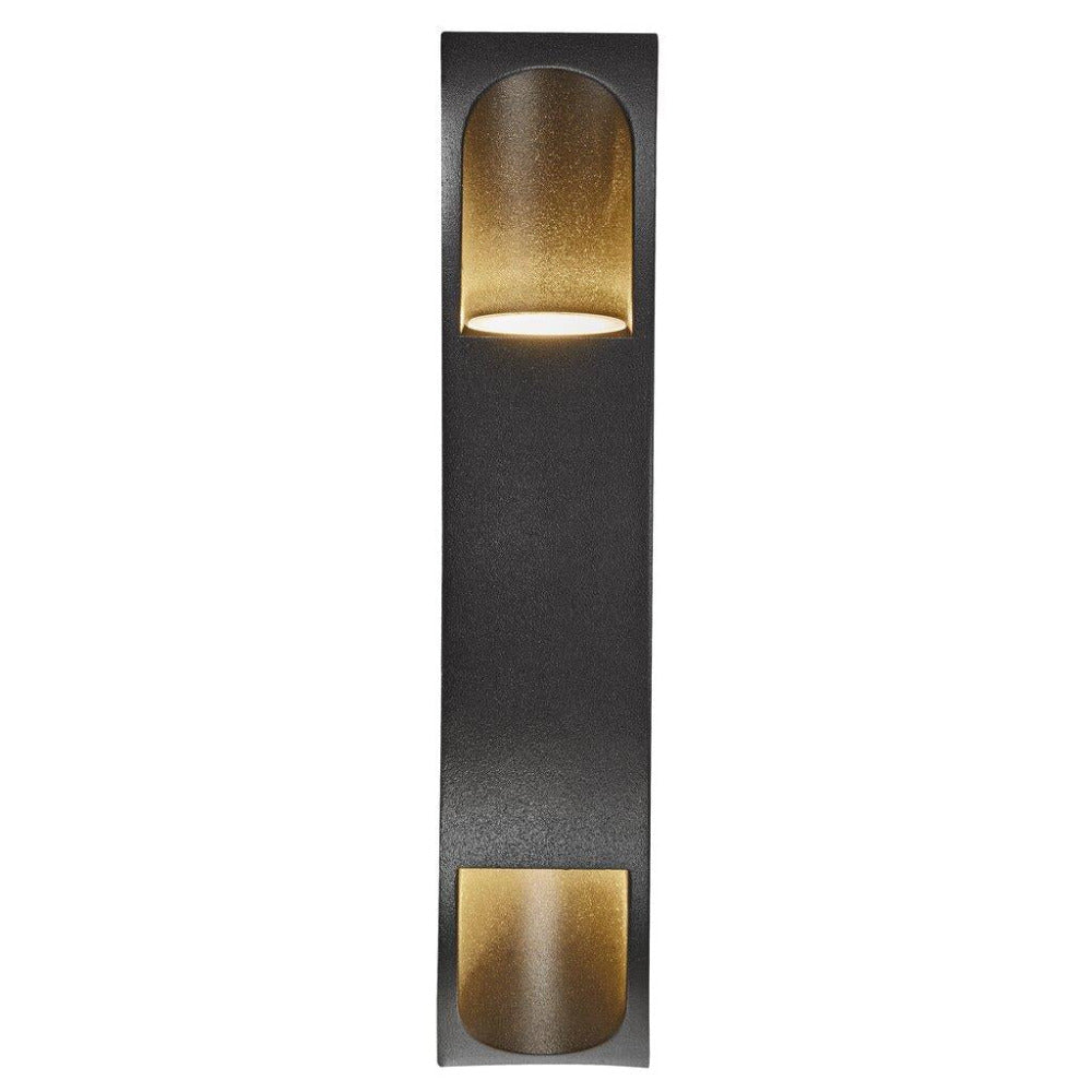 Buy Up / Down Wall Lights Australia Pignia Up-Down Wall Light Aluminium Black - 2019151003