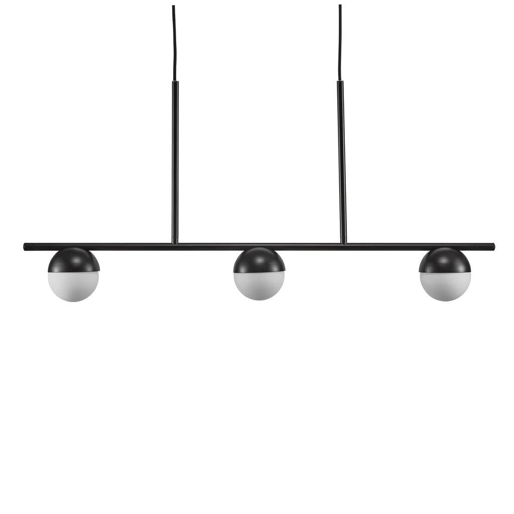 Buy Island Pendant Lights Australia Contina 3 Light Pendant Black, Opal - 2010953003
