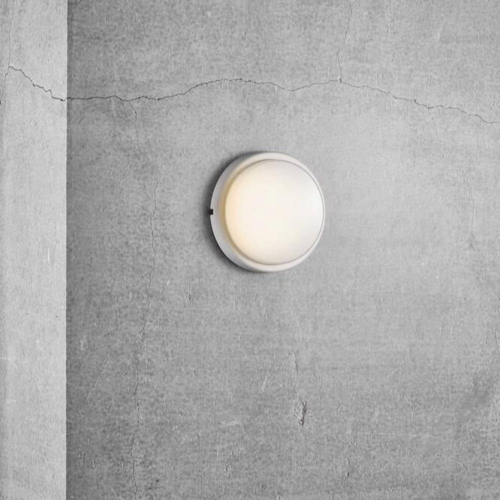 Cuba Energy 1 Light Wall Light Circular Plastic White, Opal - 2019161001