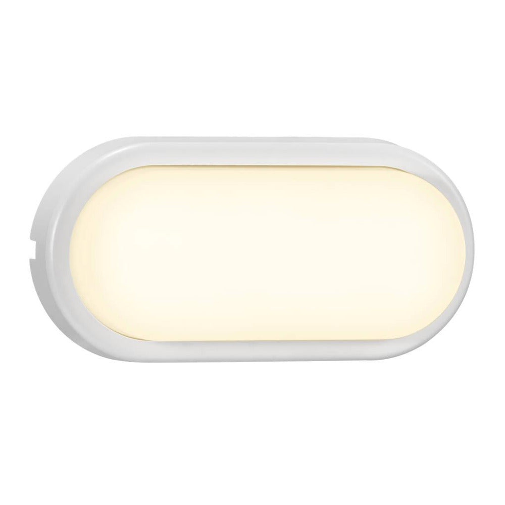 Cuba Energy 1 Light Wall Light Oval Plastic White, Opal - 2019181001