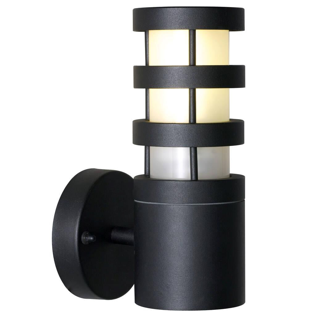 Buy Exterior Wall Lights Australia Darwin 1 Light Wall Light Black, Opal - 71971003