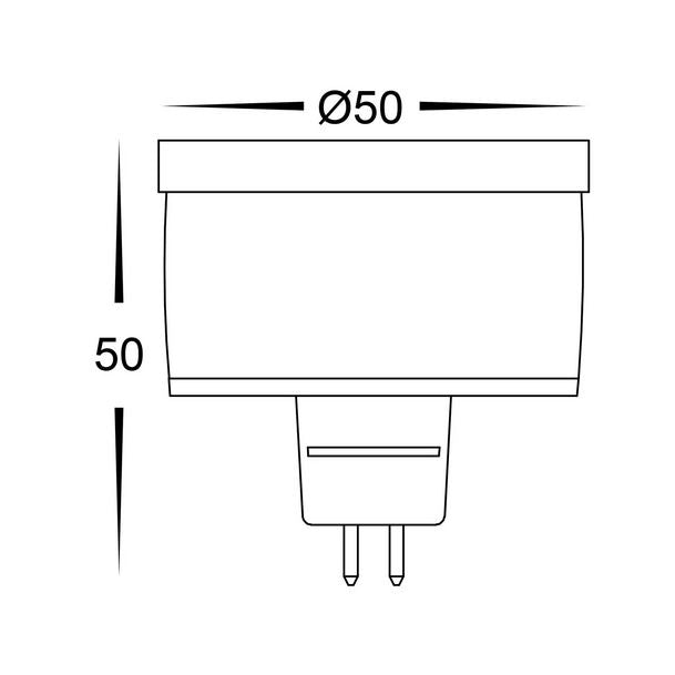 Buy LED Globes Australia LED MR16 Globe 12V DC 5W Green - HV9507G