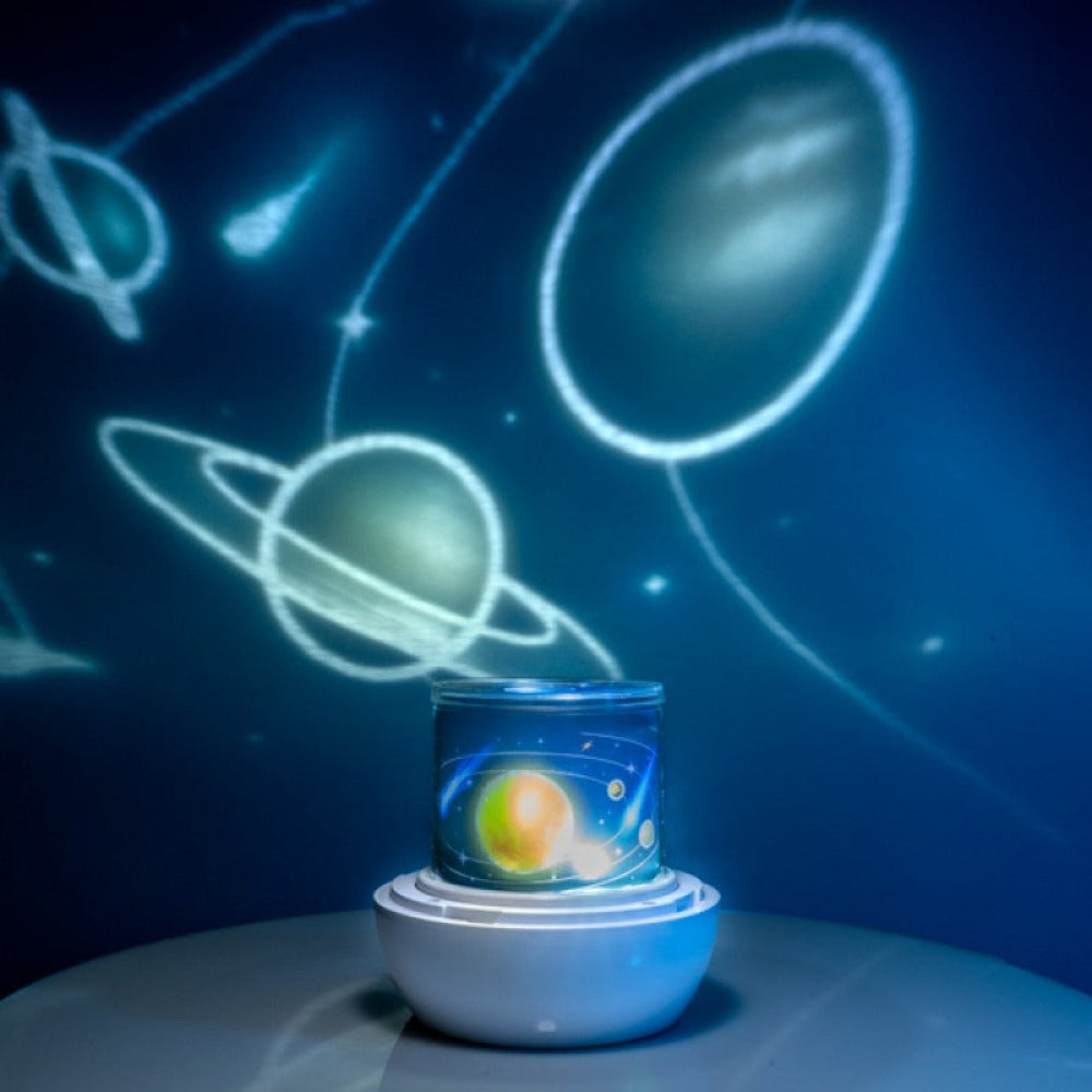 Lumi-Go-Round Kids Lamp Space Rotating Projector Light - RS-RLP/SP