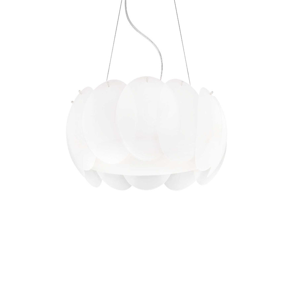 Buy Pendant Lights Australia Ovalino Sp5 Pendant 5 Lights White Glass - 074139