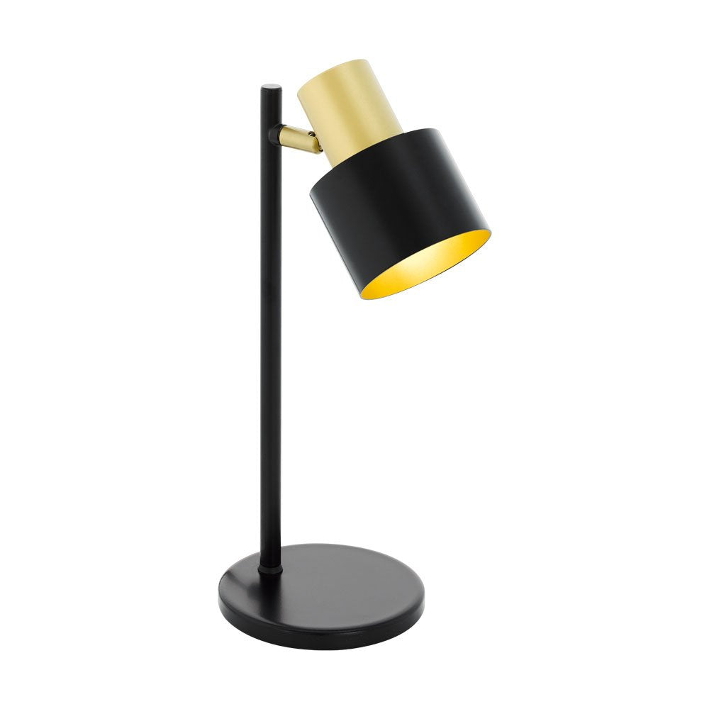 Fiumara 1 Light Table Lamp Black & Gold - 39387N
