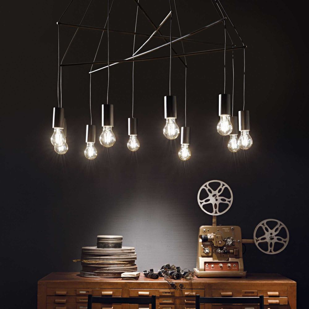 Buy Pendant Lights Australia Pop Sp10 Pendant 10 Lights Black Metal - 158860