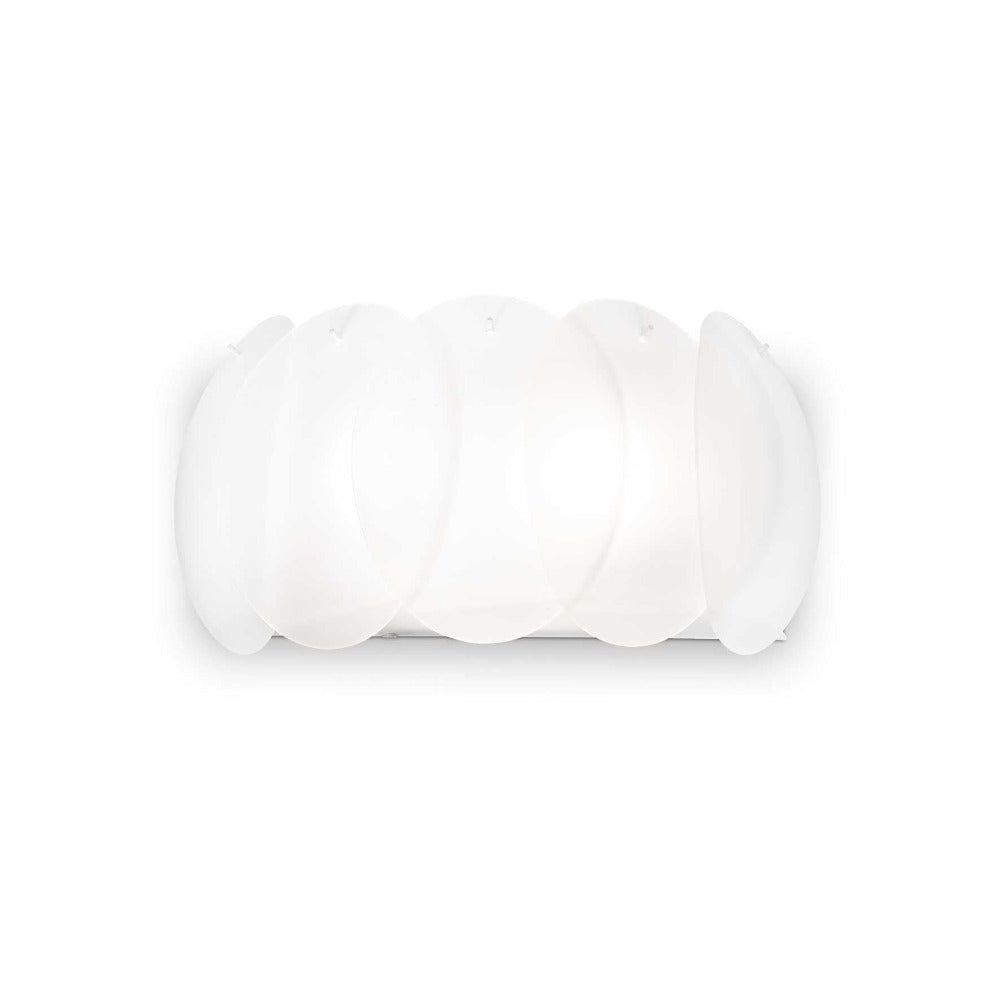 Buy Wall Sconce Australia Ovalino Ap2 Wall Sconce 2 Lights White Glass - 038025