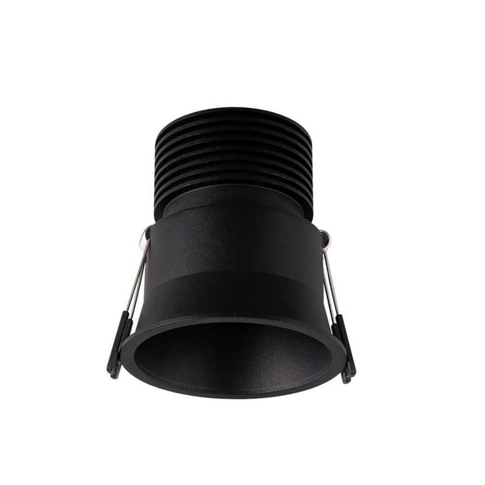 Unifit Fixed Recessed LED Downlight 15W Black Aluminium 3000K - S9008/15WW/BK