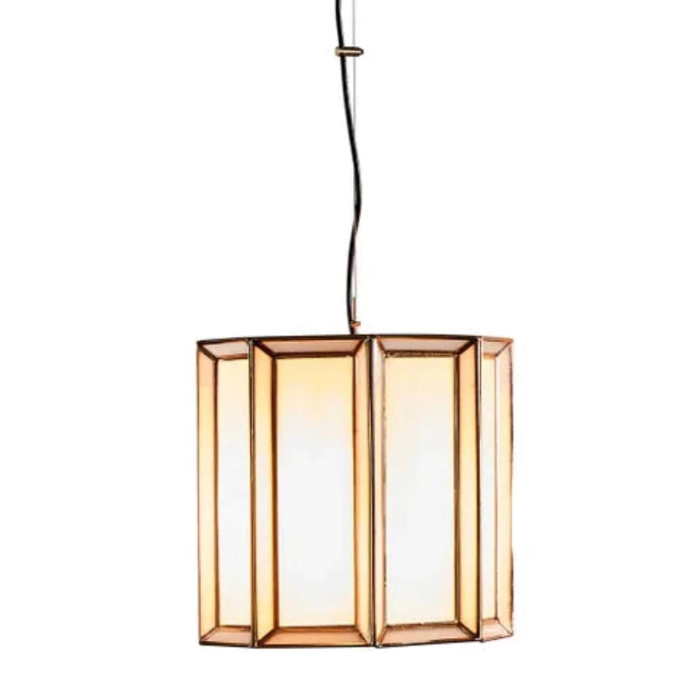 Deakin Pendant Light Brass Iron / Glass - ELJE23091