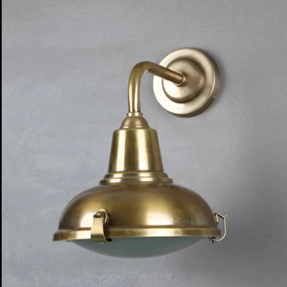 Buy Exterior Wall Lights Australia Catalina Exterior Wall Light Antique Brass - ELPIM31328AB