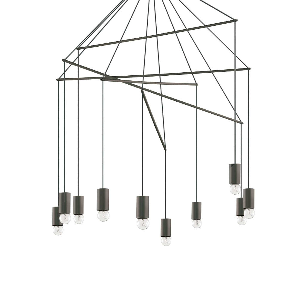 Buy Pendant Lights Australia Pop Sp10 Pendant 10 Lights Black Metal - 158860