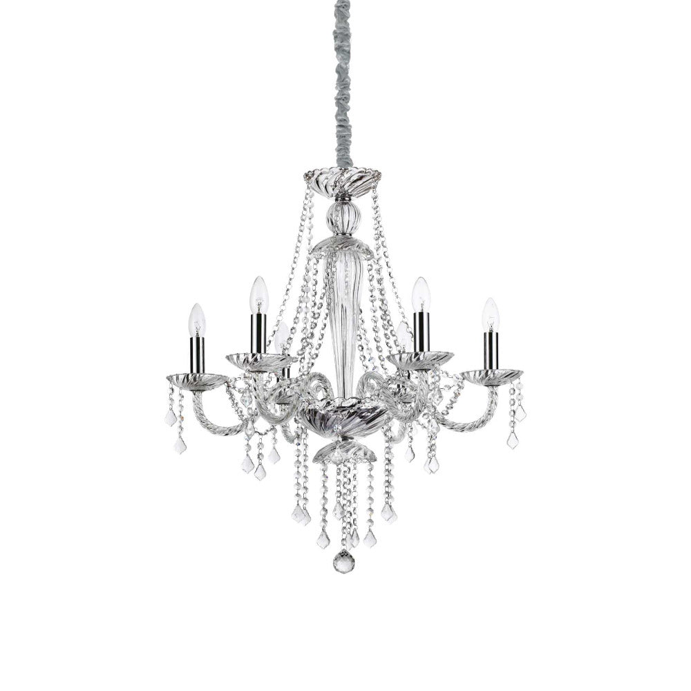 Amadeus Sp6 Chandelier 6 Lights Clear Glass / Crystals - 168753