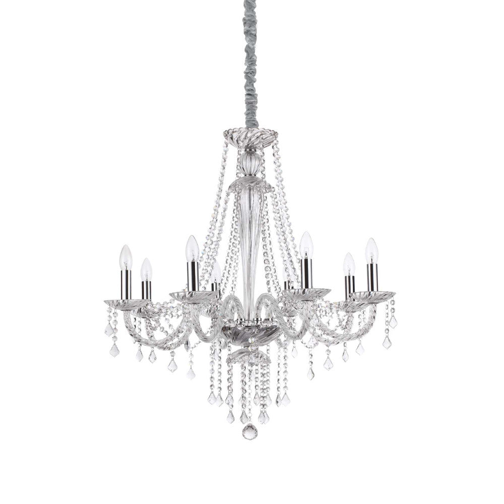 Amadeus Sp8 Chandelier 8 Lights Clear Glass / Crystals - 168777