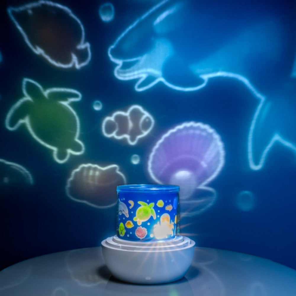 Lumi-Go-Round Kids Lamp Ocean Rotating Projector Light - RS-RLP/SA