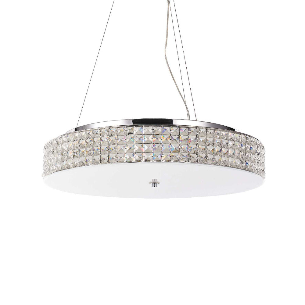 Buy Pendant Lights Australia Roma Sp12 Pendant 12 Lights White Metal & Glass - 093062