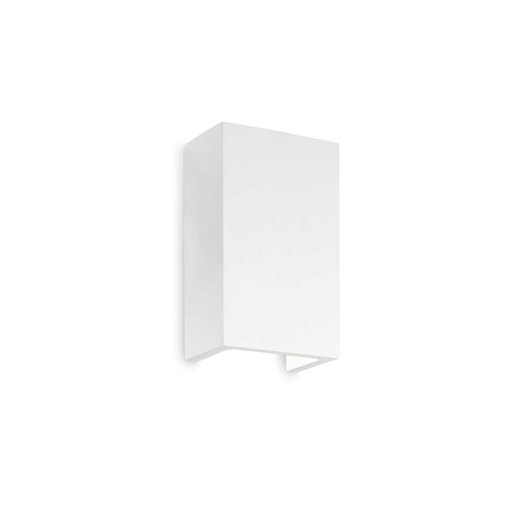 Buy Wall Sconce Australia Flash Gesso Ap1 Wall Sconce H180mm White Metal - 214689