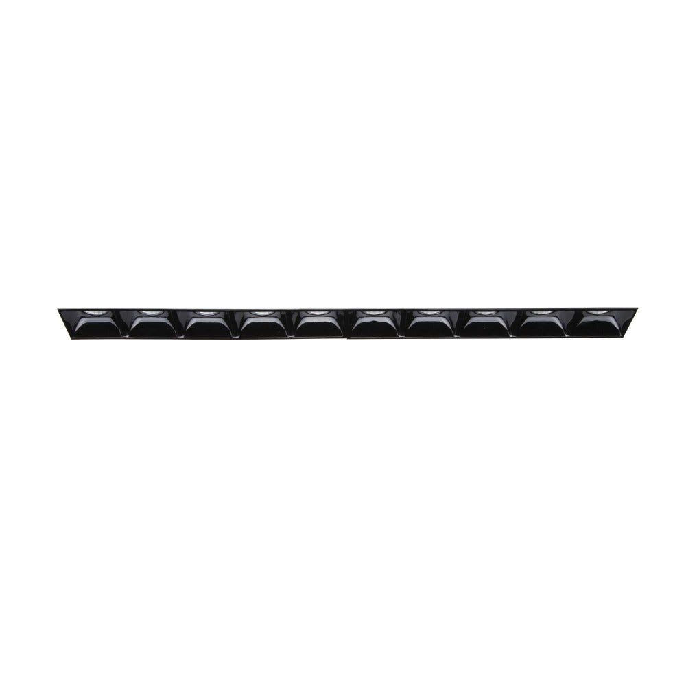 Buy Recessed LED Downlights Australia Lika Fi Trimless Recessed LED Down 10 Lights Black Aluminum 3000K - 206240