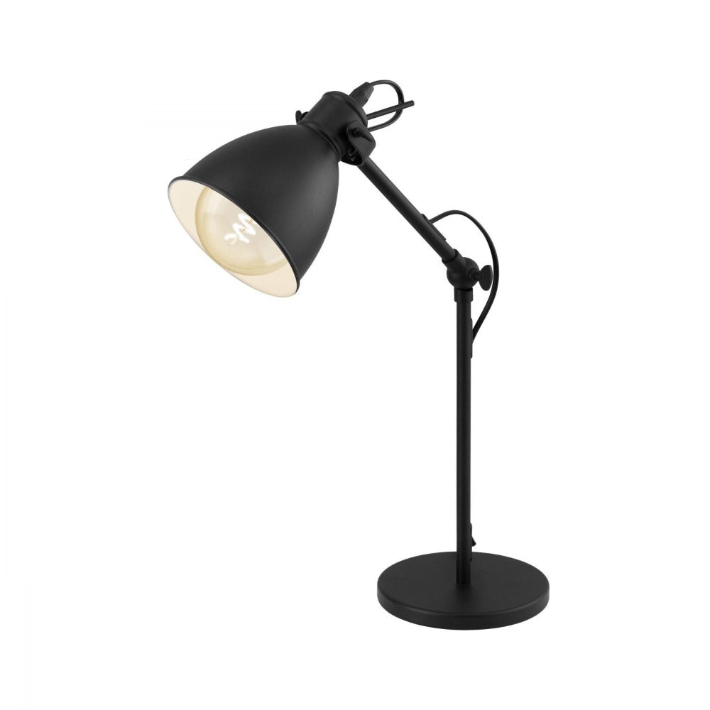 Priddy 1 Light Table Lamp Black & White - 49469N